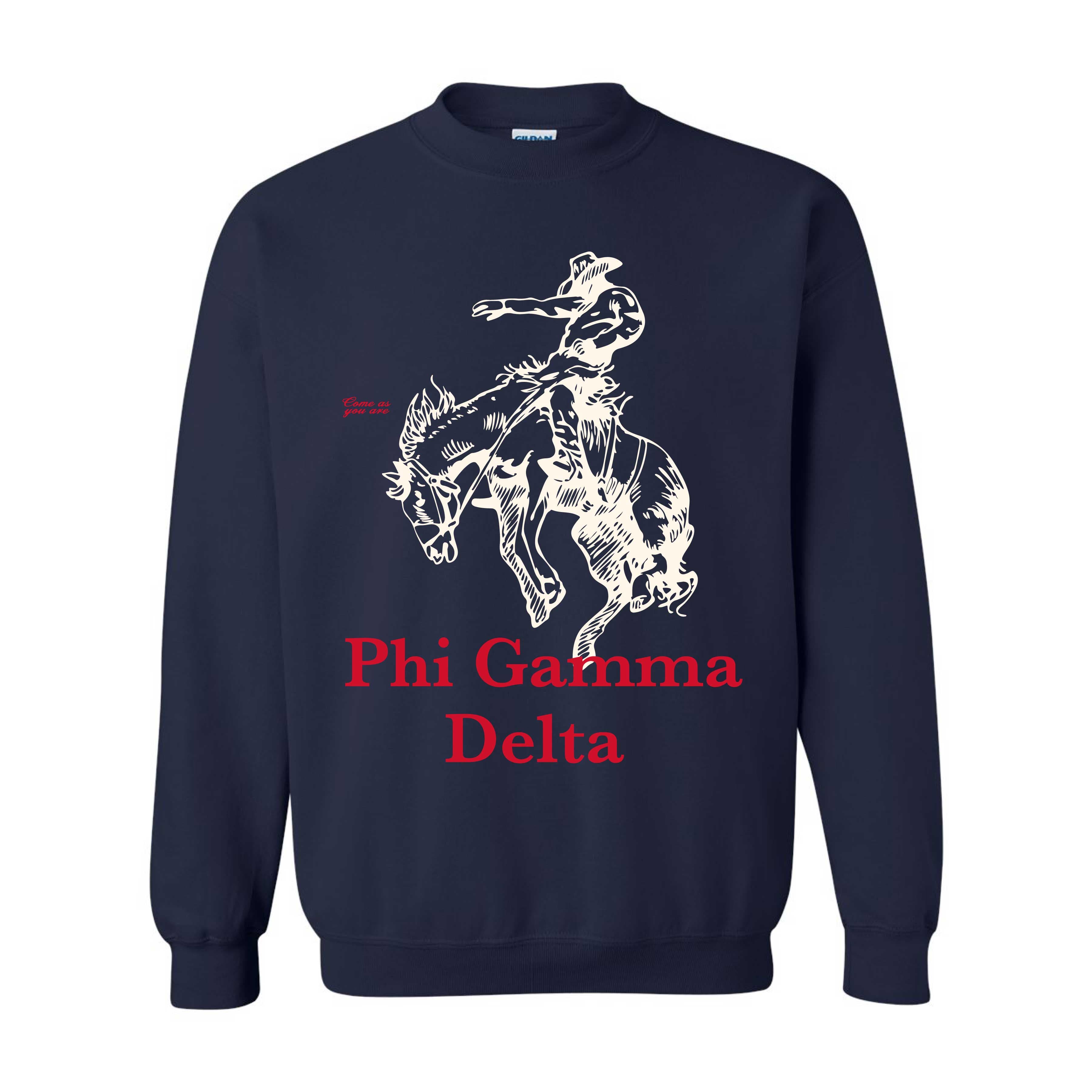 Ali & Ariel Fraternity Bronco Crewneck Phi Gamma Delta / Medium