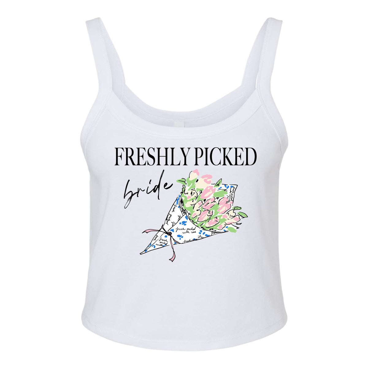 Ali & Ariel Freshly Picked Bridal Tank Bride / X-Small