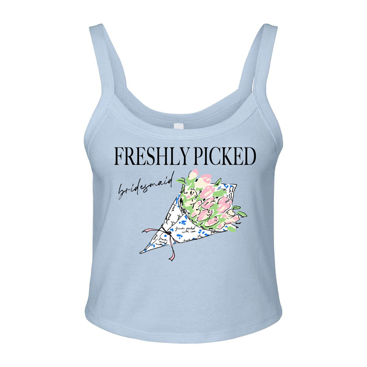 Ali & Ariel Freshly Picked Bridal Tank Bridesmaid / X-Small