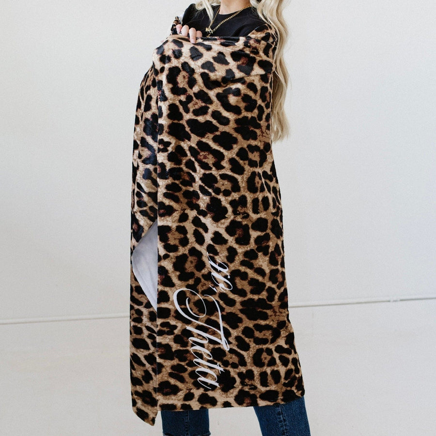 Ali & Ariel Greek Leopard Blanket