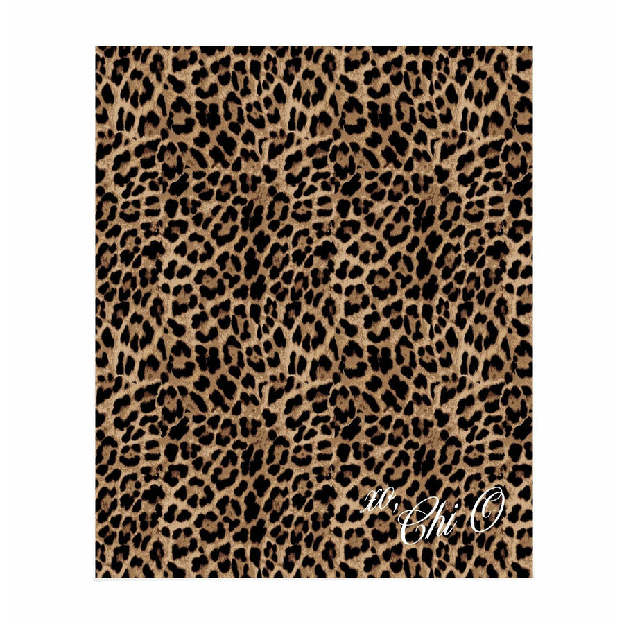 Ali & Ariel Greek Leopard Blanket Chi Omega / Medium