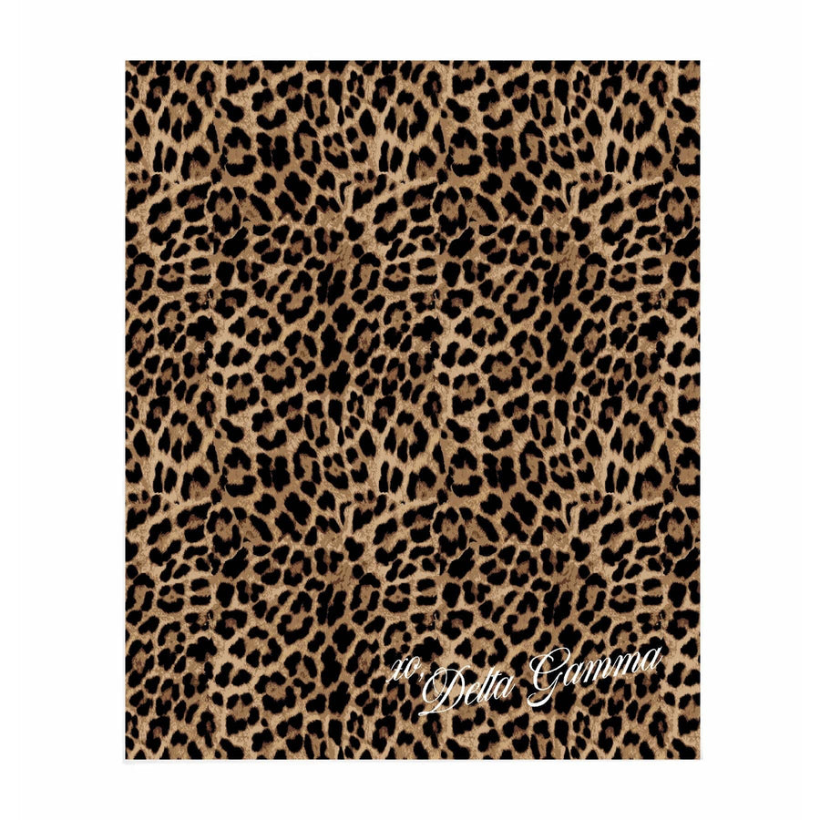 Ali & Ariel Greek Leopard Blanket Delta Gamma / Medium