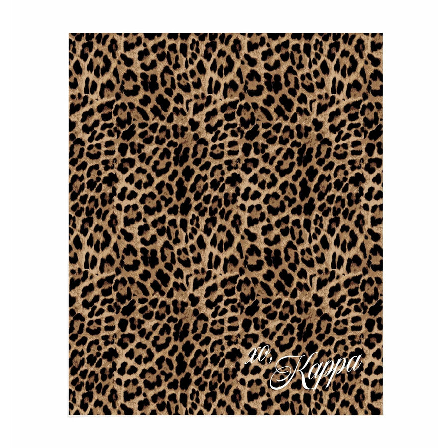 Ali & Ariel Greek Leopard Blanket Kappa Kappa Gamma / Medium