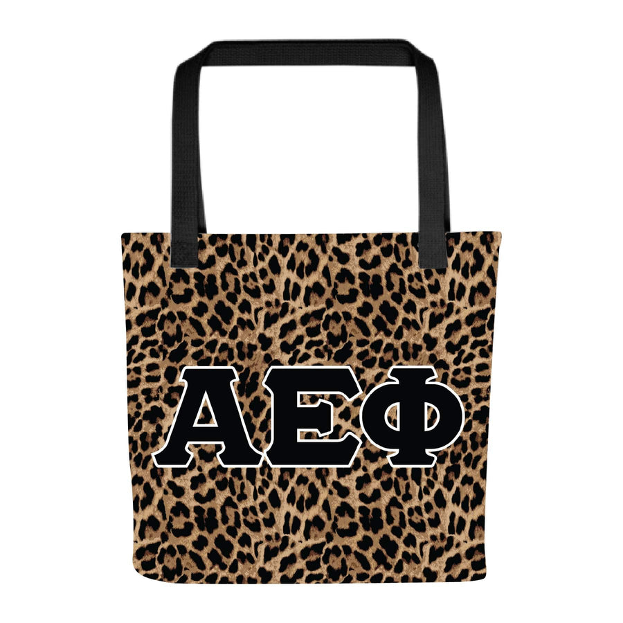 Ali & Ariel Greek Leopard Tote Alpha Epsilon Phi