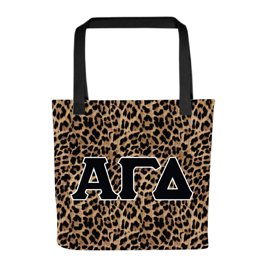 Ali & Ariel Greek Leopard Tote Alpha Gamma Delta