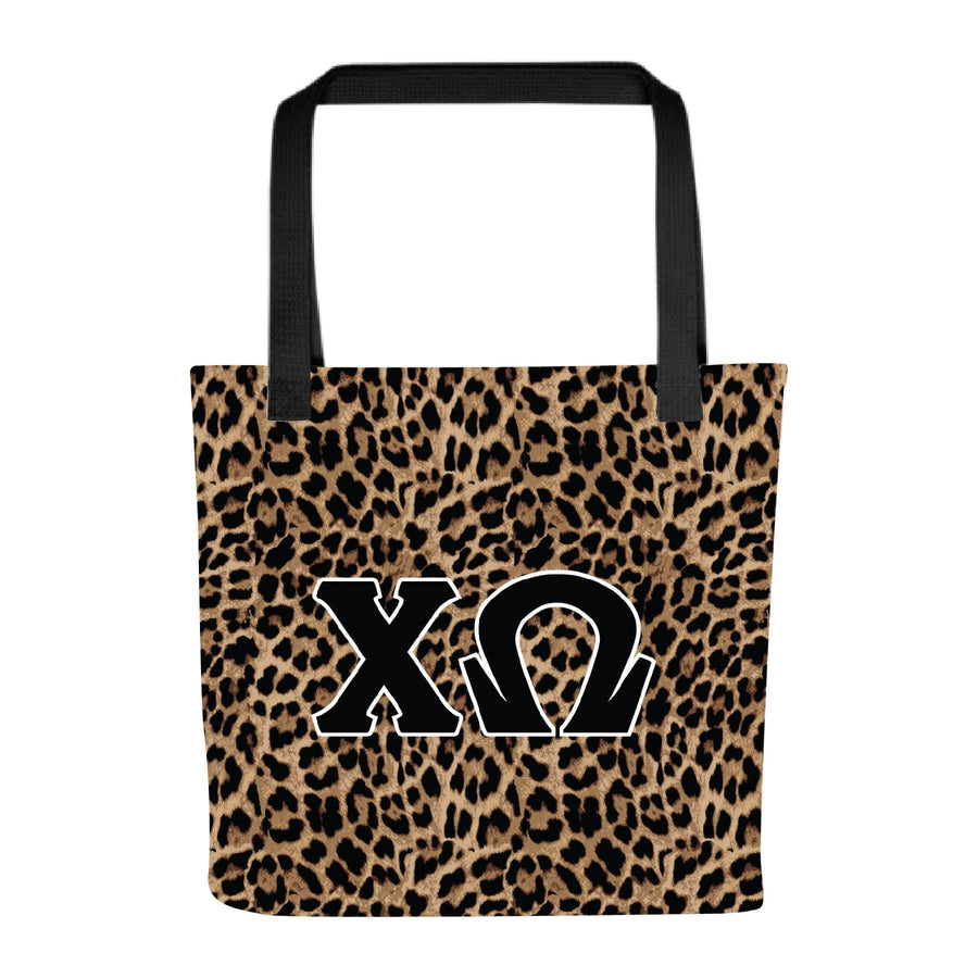 Ali & Ariel Greek Leopard Tote Chi Omega