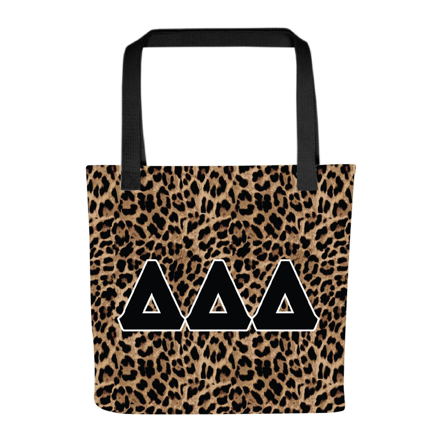 Ali & Ariel Greek Leopard Tote Delta Delta Delta