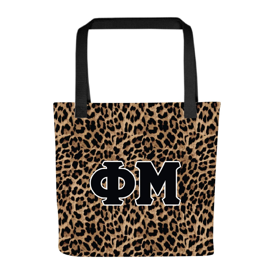 Ali & Ariel Greek Leopard Tote Phi Mu