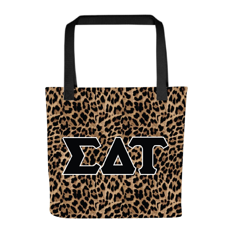 Ali & Ariel Greek Leopard Tote Sigma Delta Tau