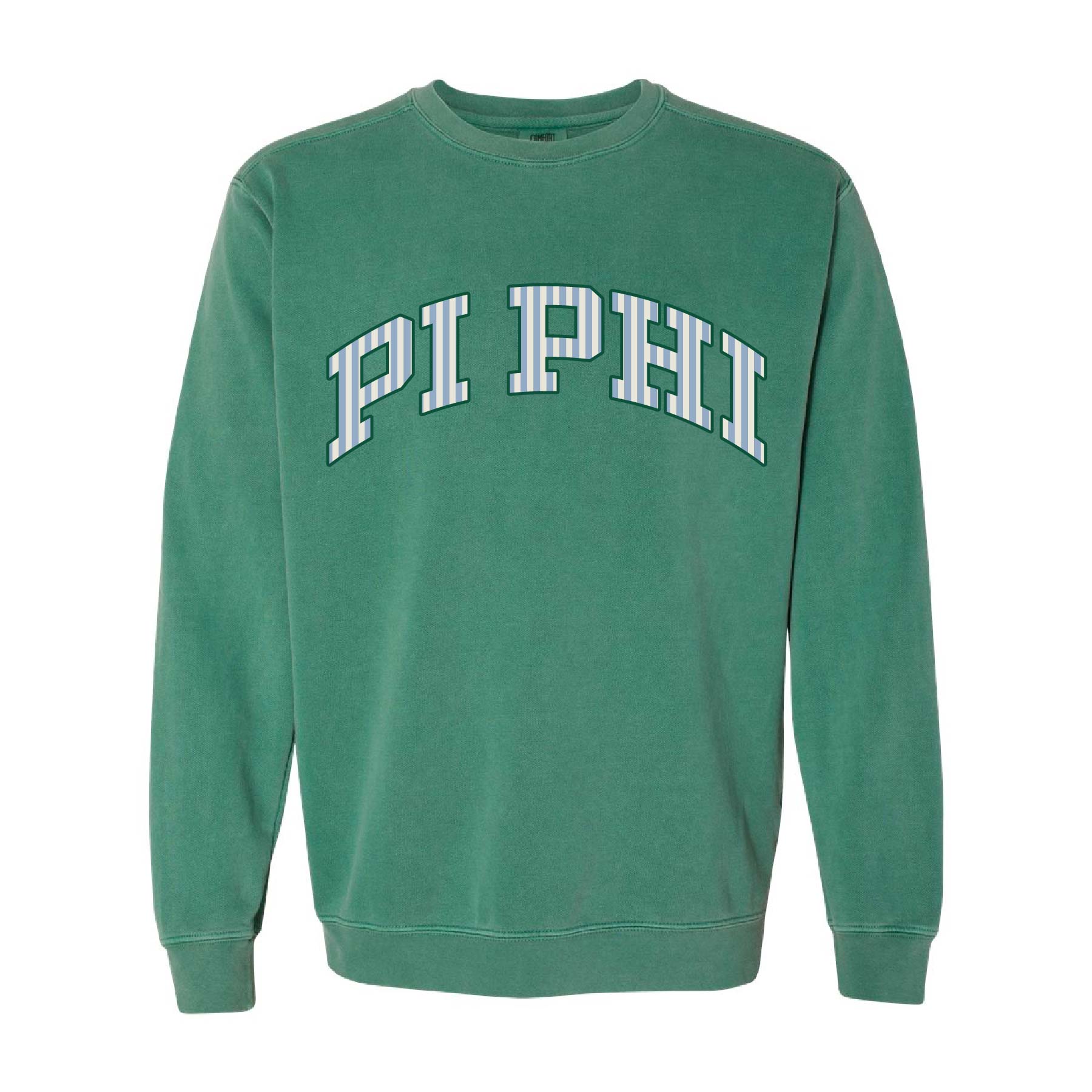 Ali & Ariel Green Collegiate Crewneck Pi Beta Phi / Medium