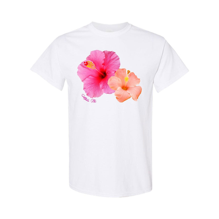 Ali & Ariel Hibiscus Tee