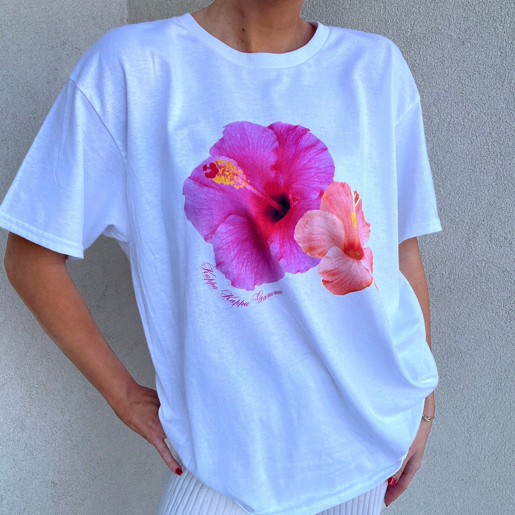 美品♡Gypsohila Flower Gloss Tee GPS-540 Flower Gloss Tee | gypsohila