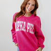 Ali & Ariel Hot Pink Collegiate Crewneck