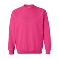 Ali & Ariel Hot Pink Embroidered Crewneck Alpha Chi Omega / Medium