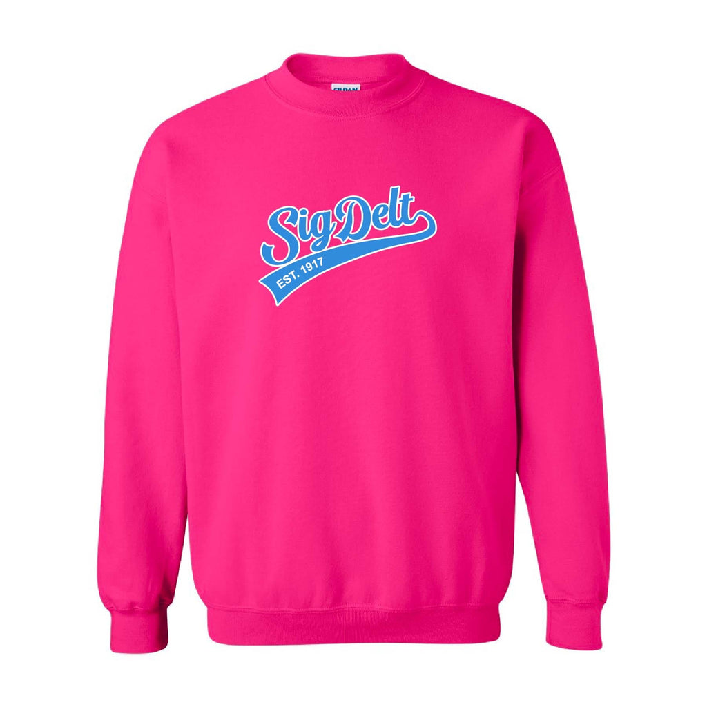 Ali & Ariel Hot Pink Sporty Crewneck