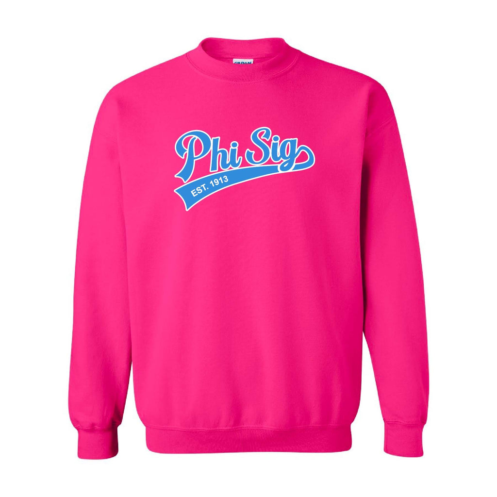 Ali & Ariel Hot Pink Sporty Crewneck