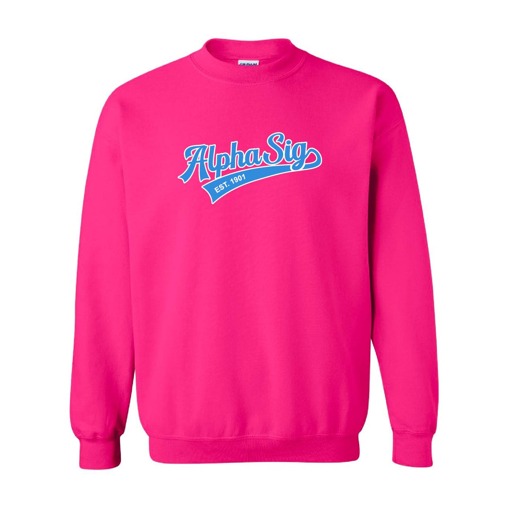 Ali & Ariel Hot Pink Sporty Crewneck