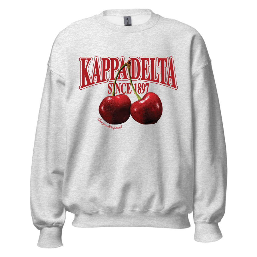 Ali & Ariel I Love You Cherry Much Crewneck Kappa Delta / Medium