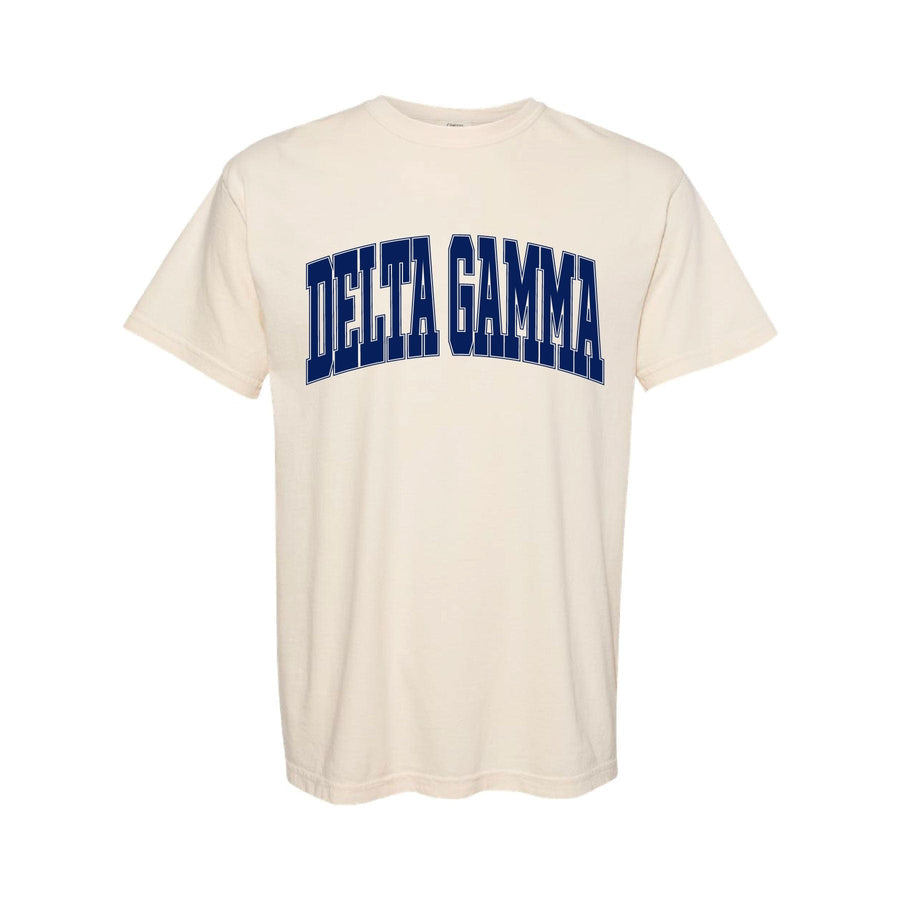 Sorority Shirt Delta Gamma Sweatshirt Comfort Colors Ivory Comfort
