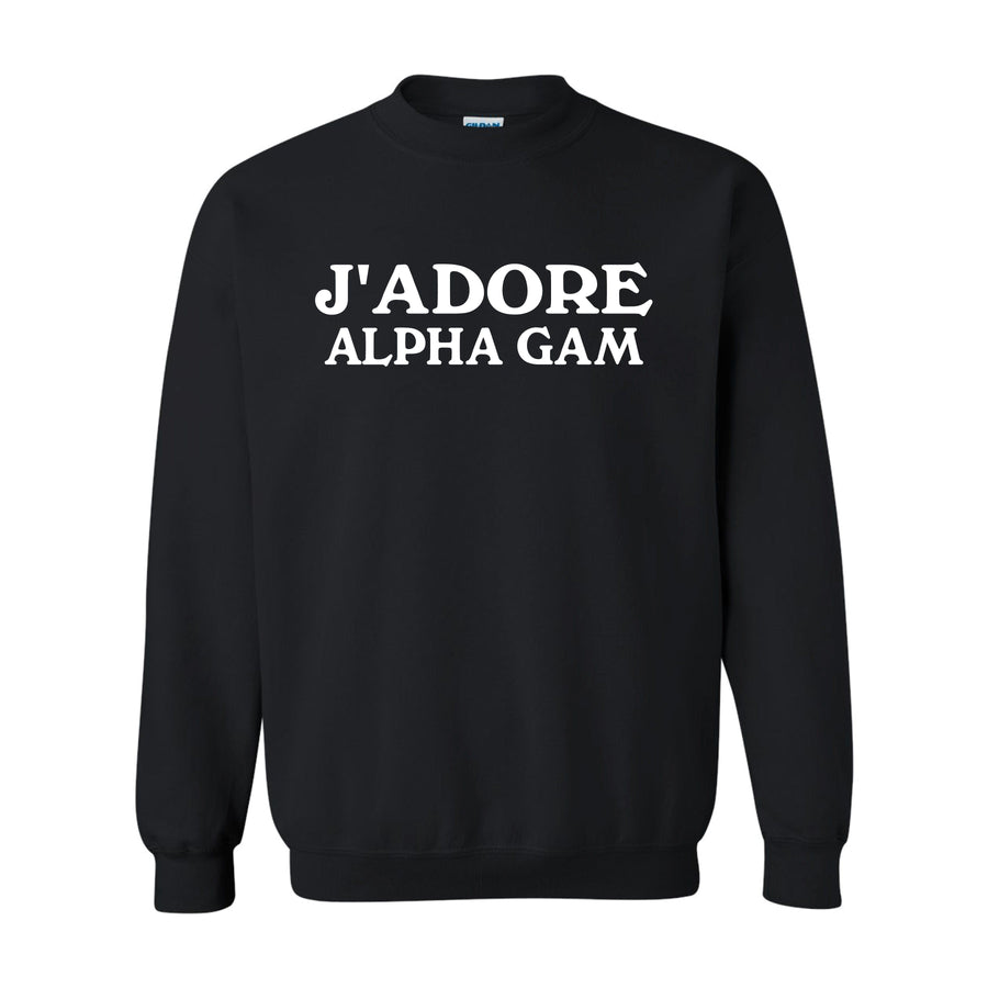 Ali & Ariel J'Adore Crewneck Alpha Gamma Delta / Medium