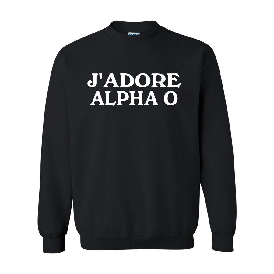 Ali & Ariel J'Adore Crewneck Alpha Omicron Pi / Medium