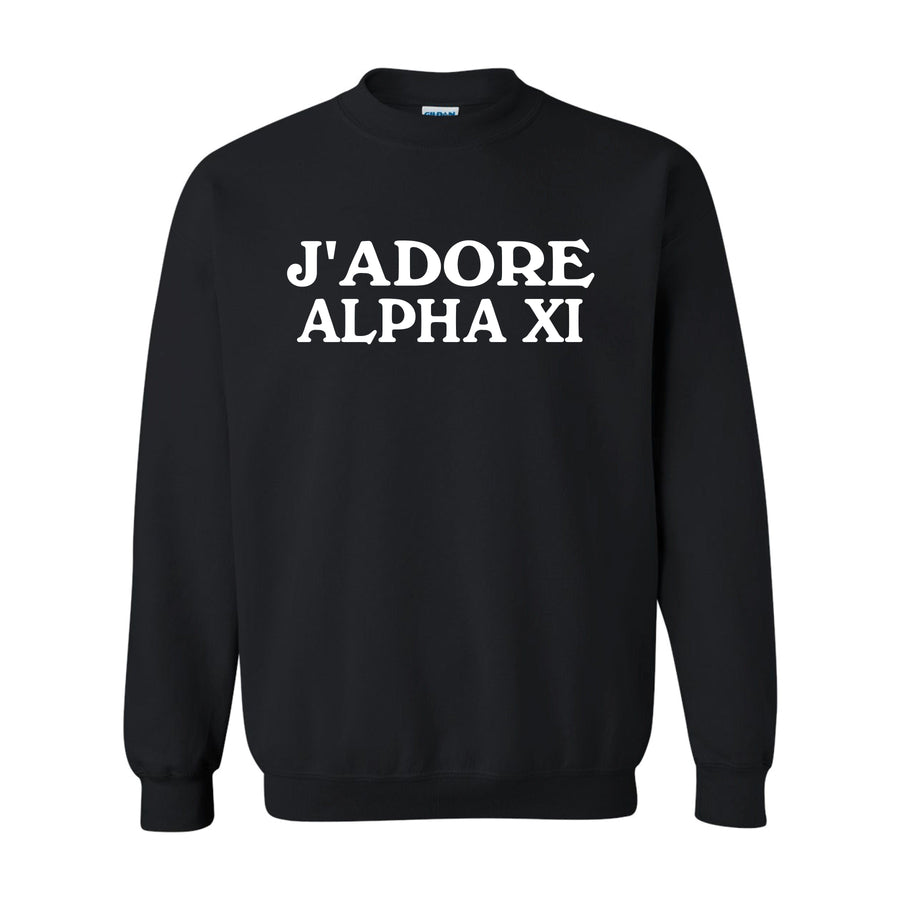 Ali & Ariel J'Adore Crewneck Alpha Xi Delta / Medium