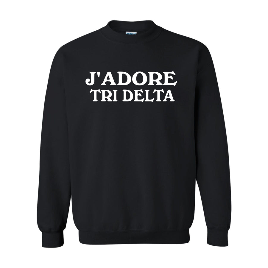 Ali & Ariel J'Adore Crewneck Delta Delta Delta / Medium