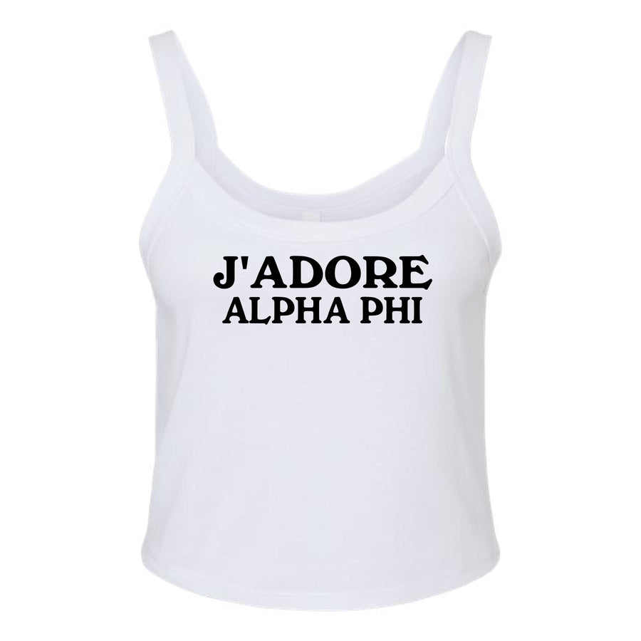 Ali & Ariel J'Adore Tank Top Alpha Phi / XS