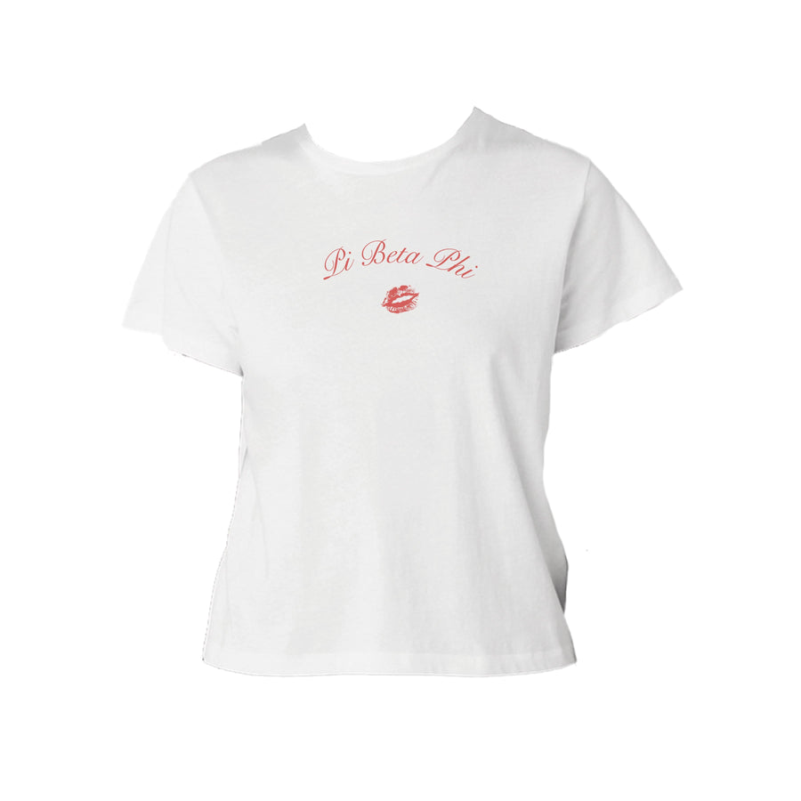 Ali & Ariel Kiss Baby Tee Pi Beta Phi / Small