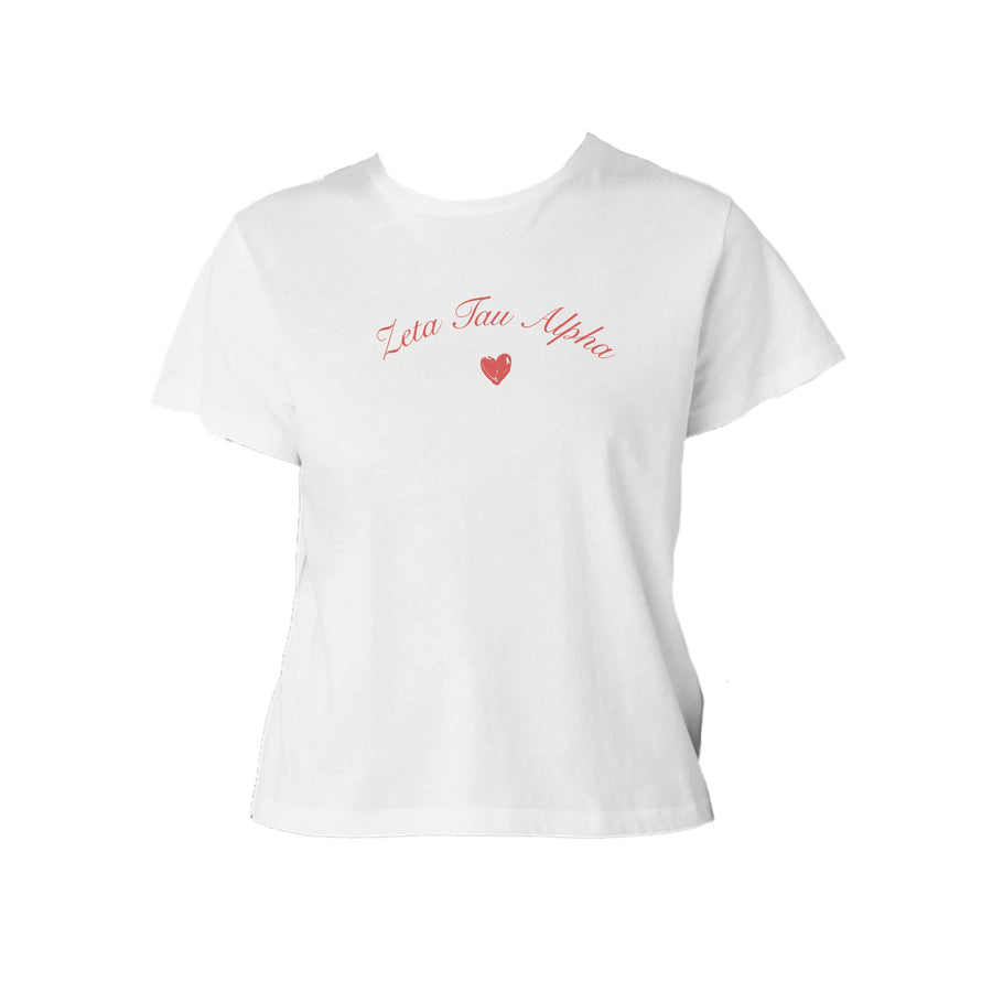 Ali & Ariel Kiss Baby Tee Zeta Tau Alpha / Small