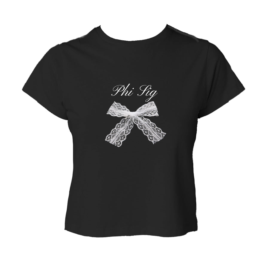 Ali & Ariel Lace Bow Baby Tee
