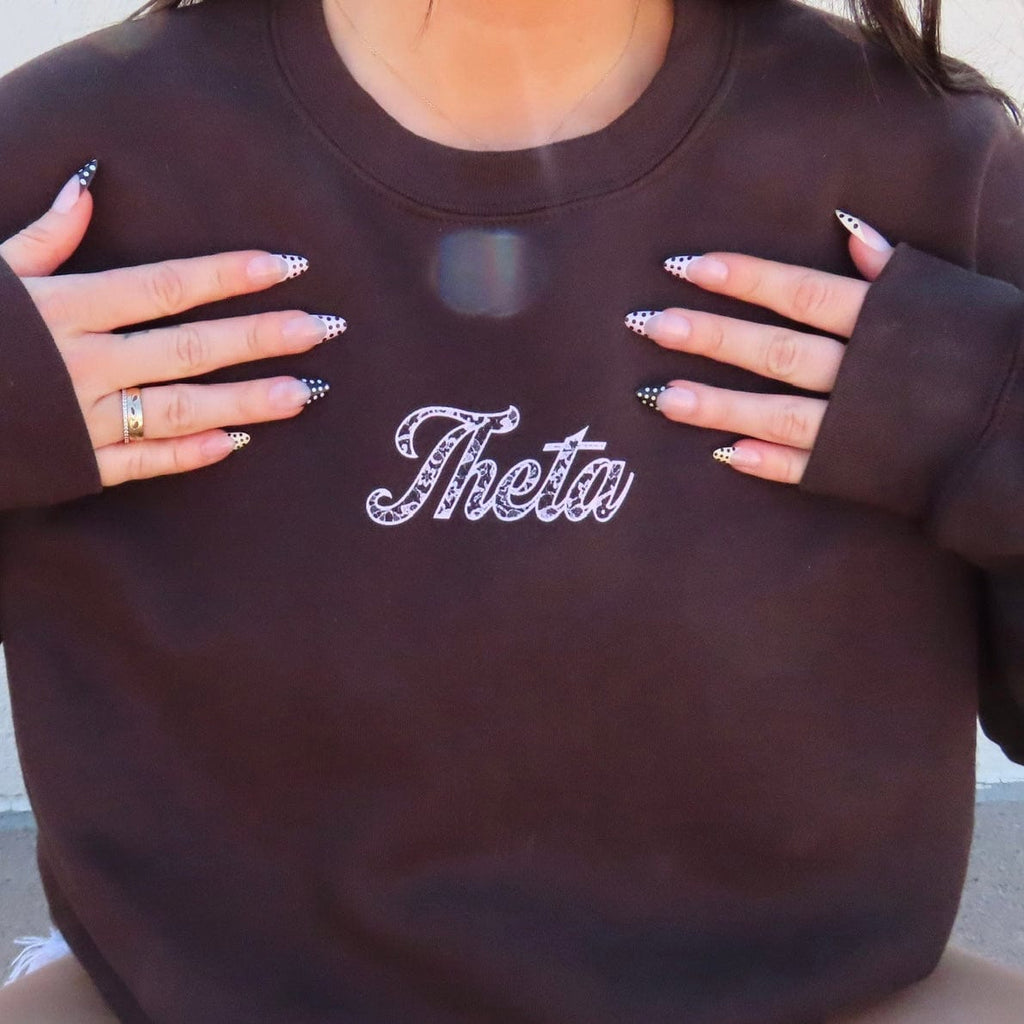 Ali & Ariel Lace Heart Crewneck