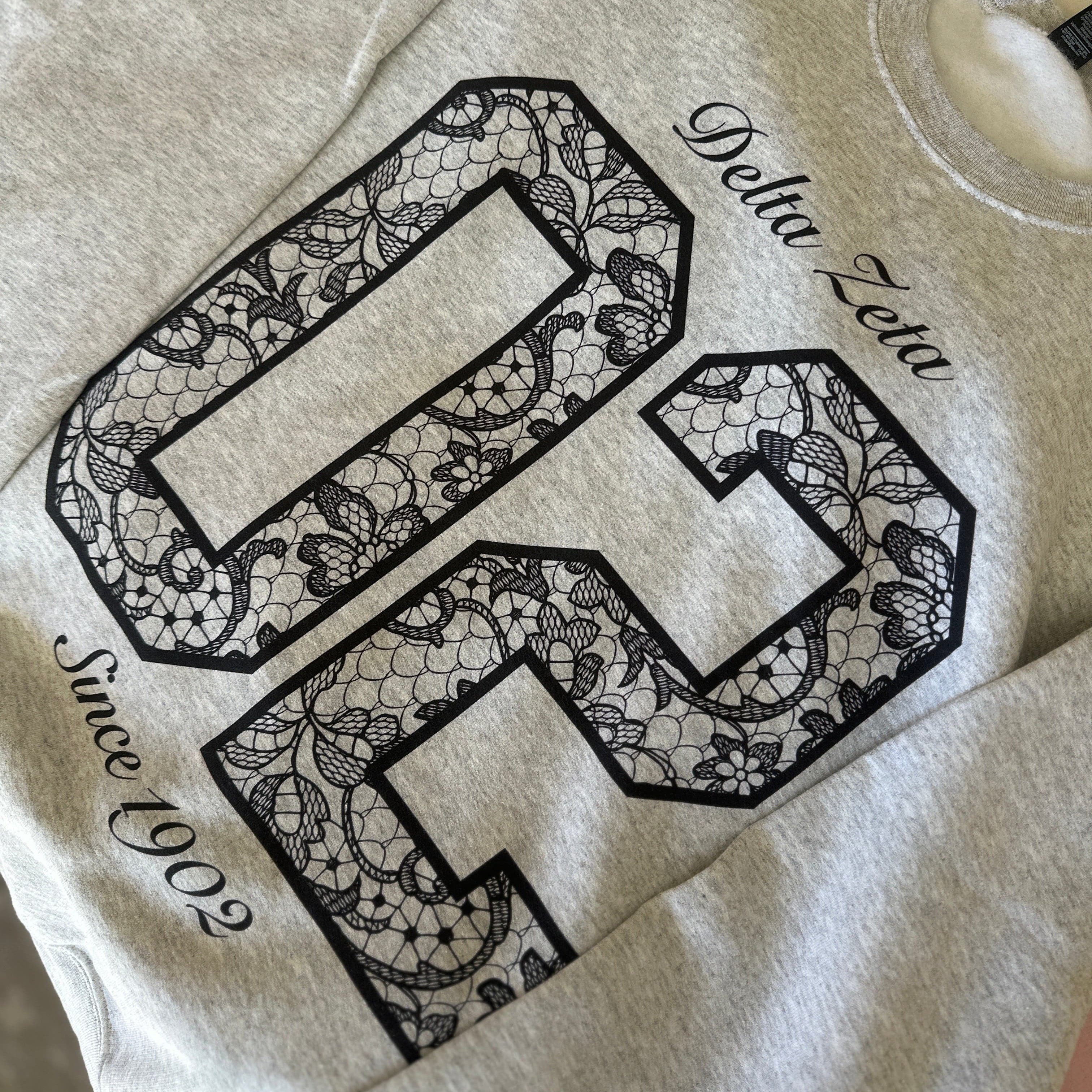 Ali & Ariel Lace Jersey Crewneck