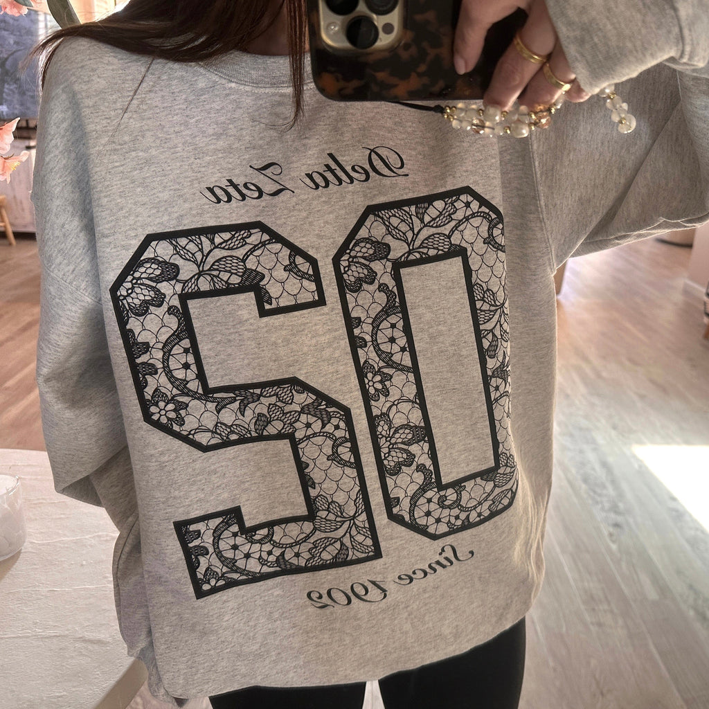 Ali & Ariel Lace Jersey Crewneck