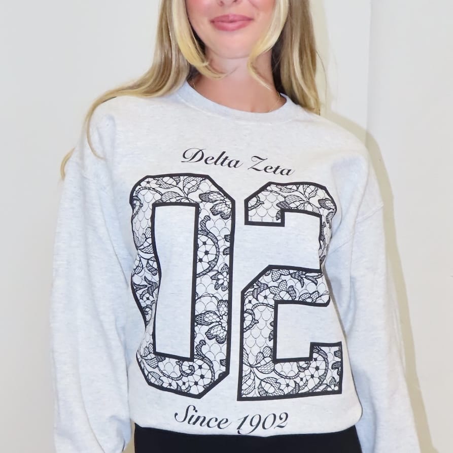Ali & Ariel Lace Jersey Crewneck