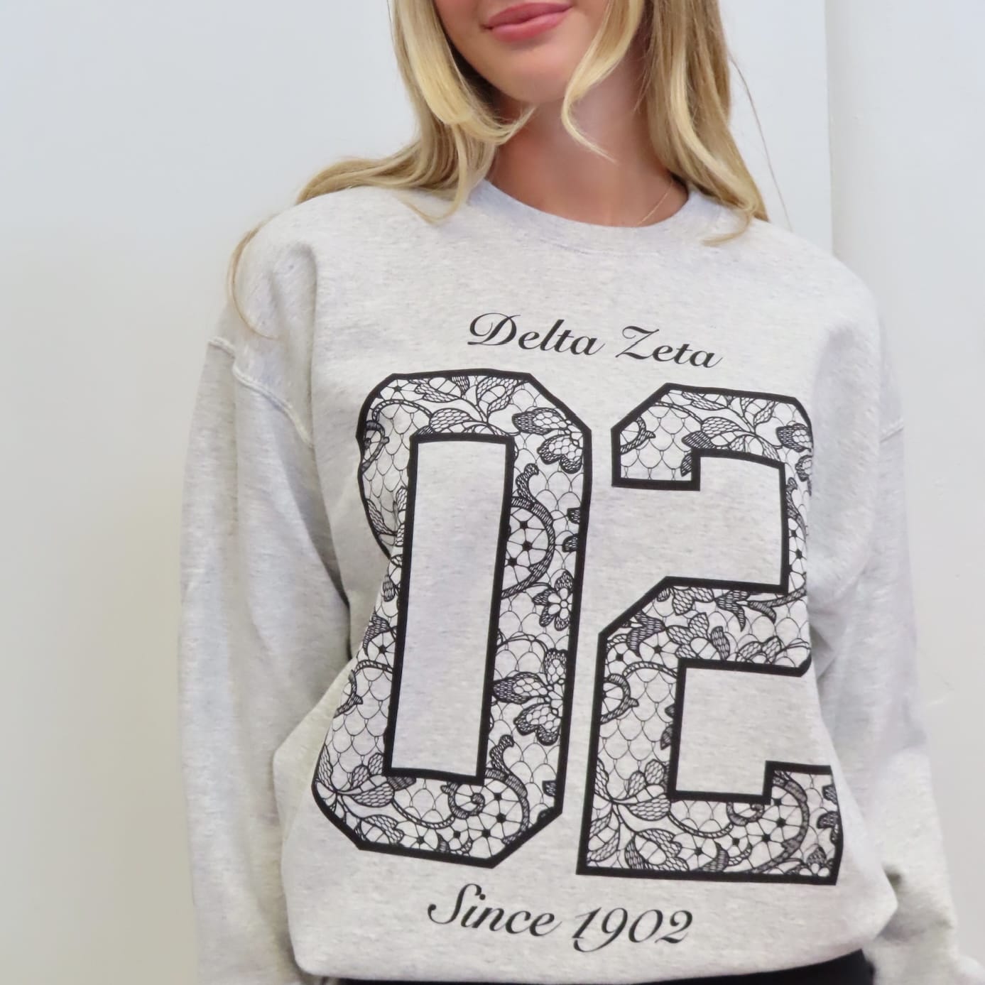 Ali & Ariel Lace Jersey Crewneck