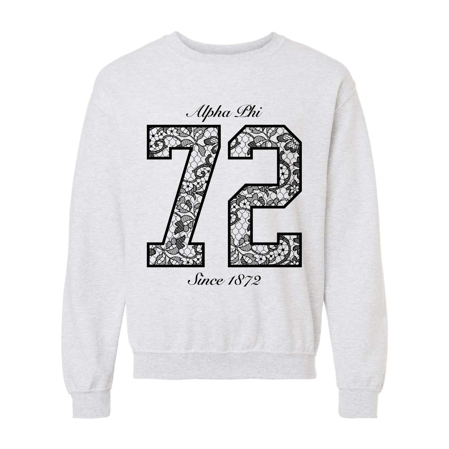 Ali & Ariel Lace Jersey Crewneck Alpha Phi / Medium