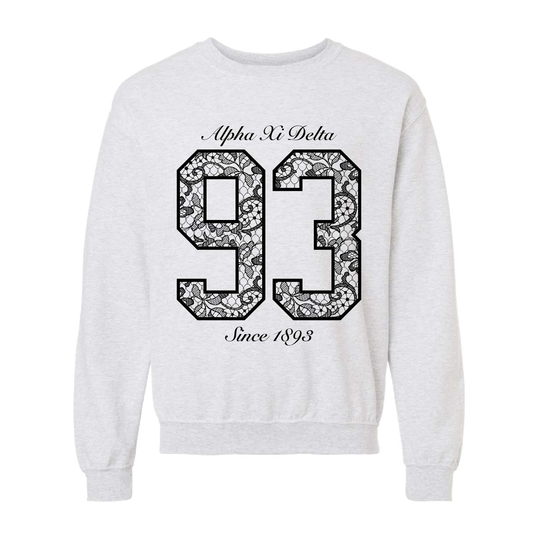 Ali & Ariel Lace Jersey Crewneck Alpha Xi Delta / Medium