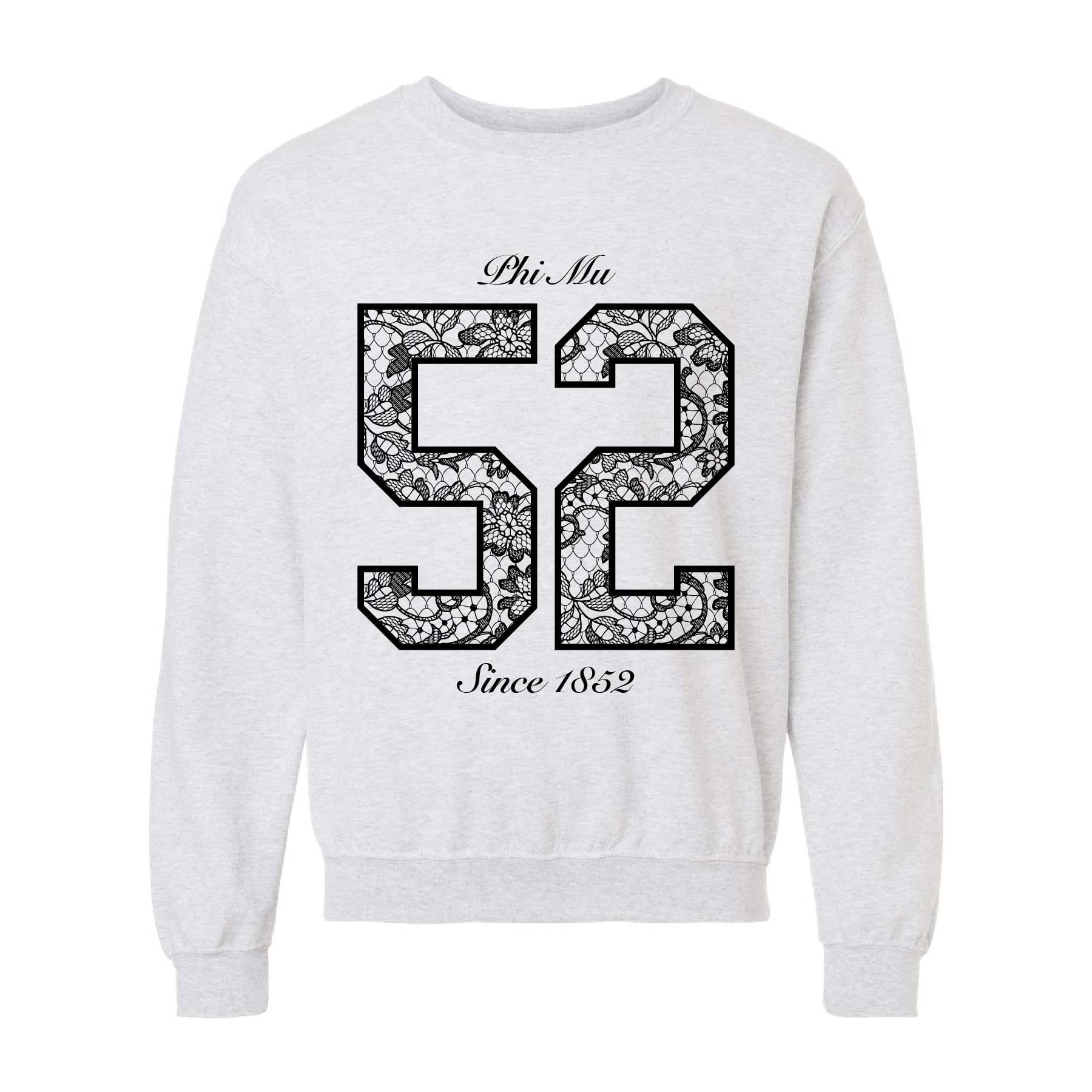 Ali & Ariel Lace Jersey Crewneck Phi Mu / Medium