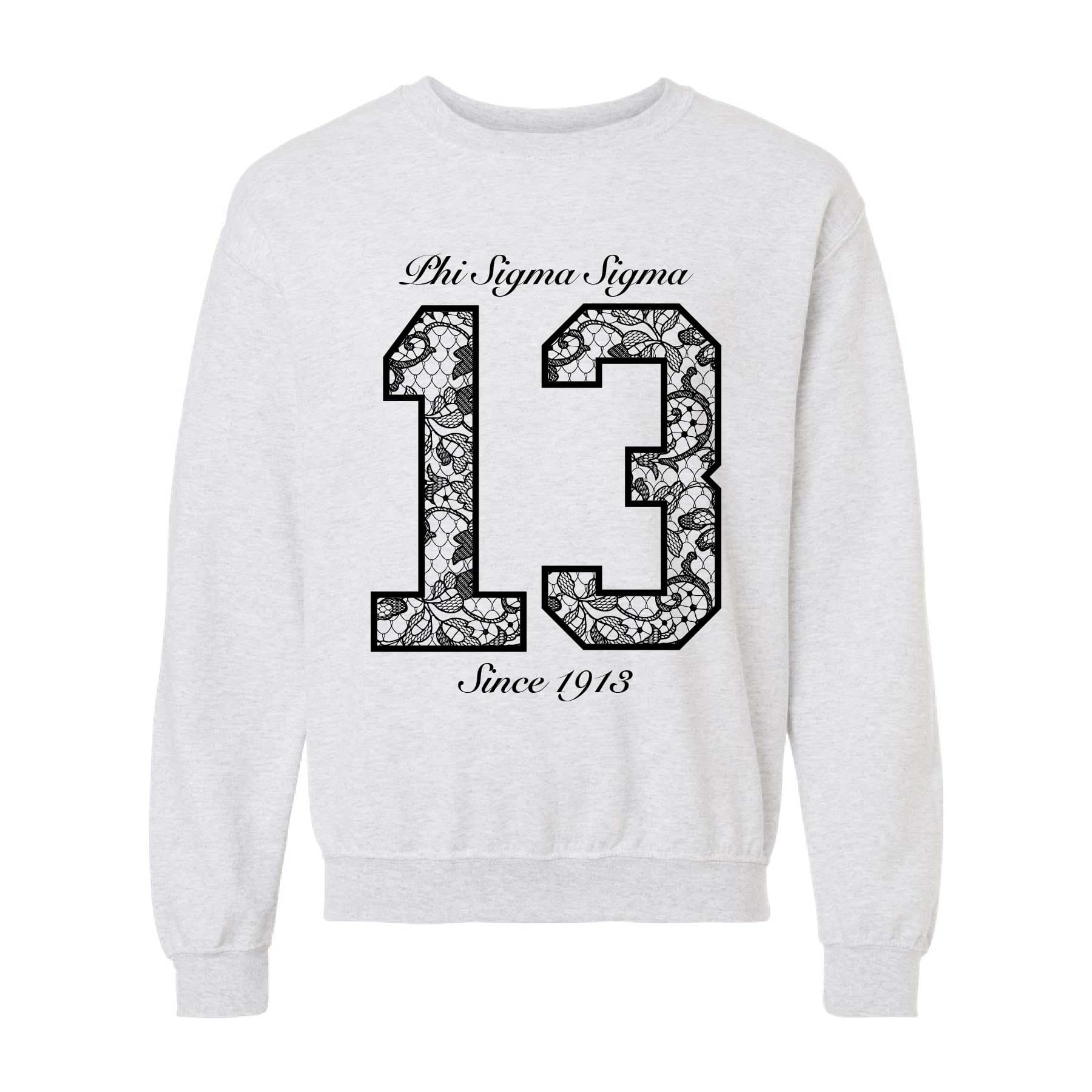 Ali & Ariel Lace Jersey Crewneck Phi Sigma Sigma / Medium