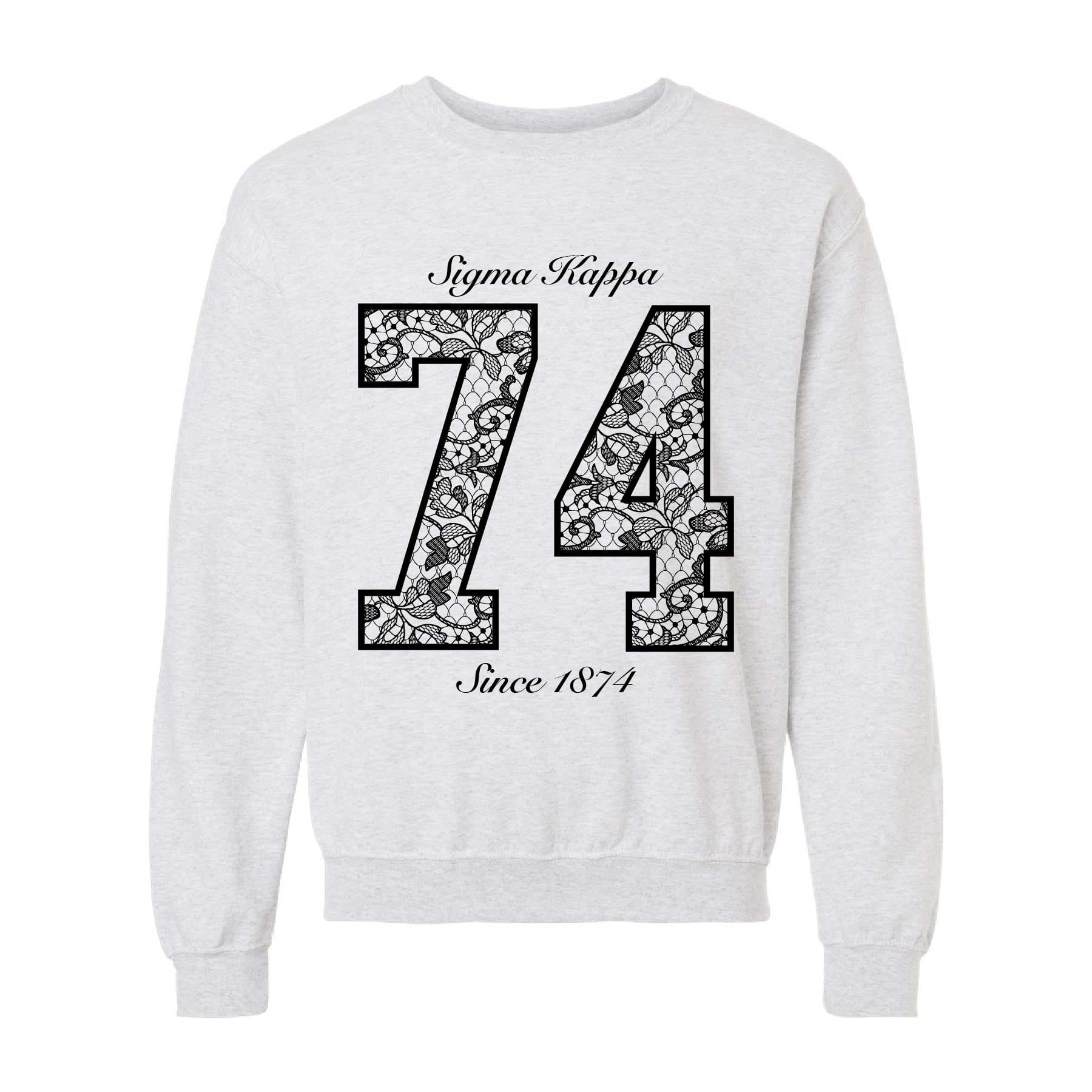 Ali & Ariel Lace Jersey Crewneck Sigma Kappa / Medium