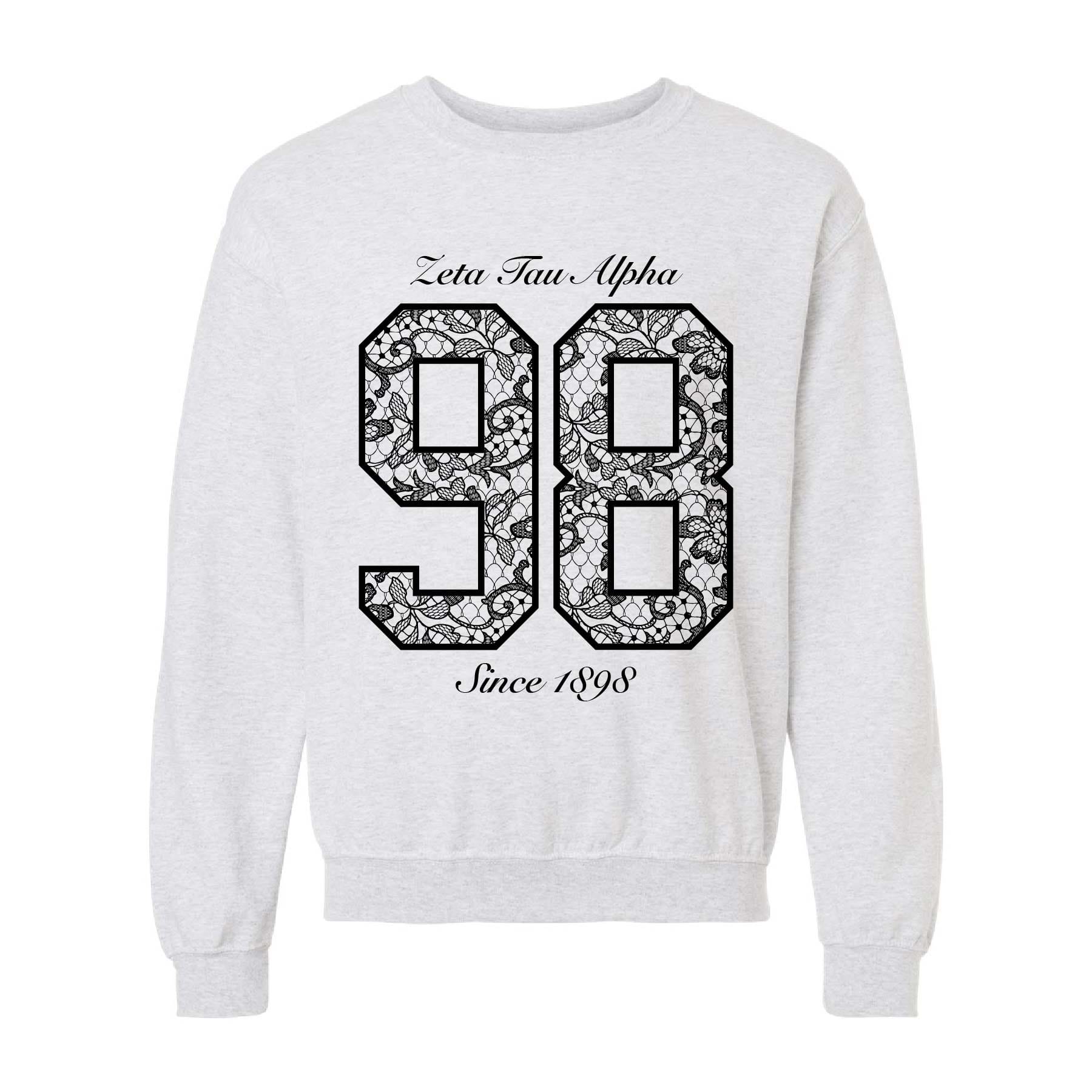 Ali & Ariel Lace Jersey Crewneck Zeta Tau Alpha / Medium