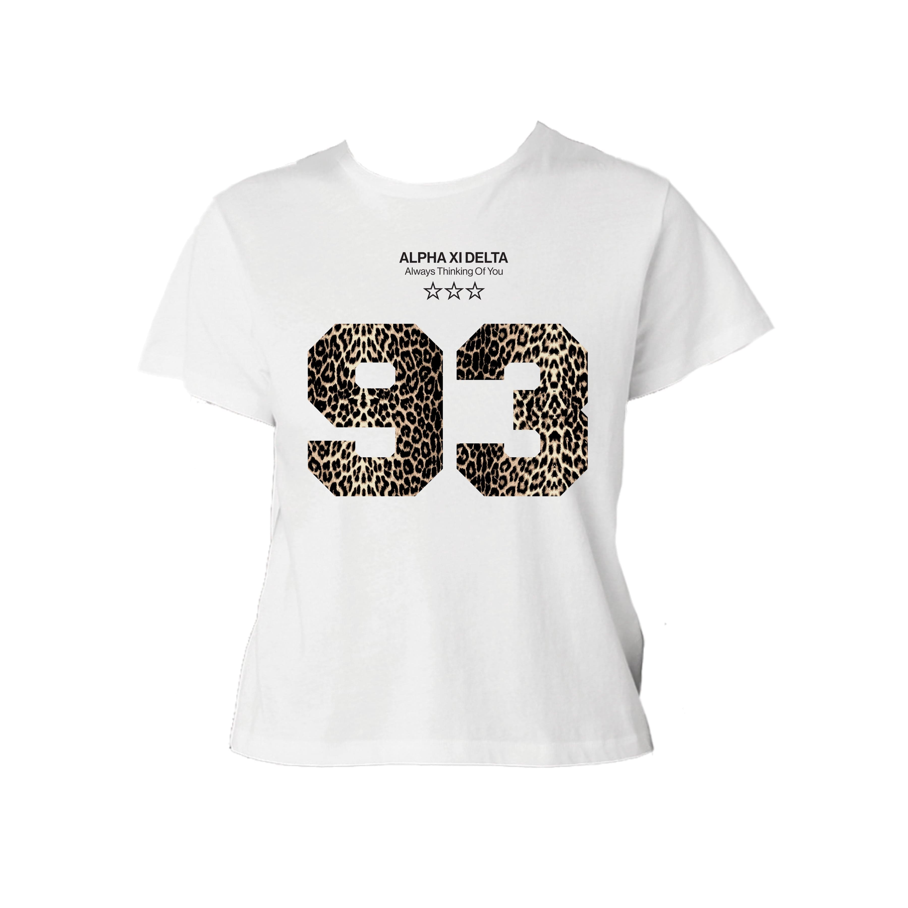Leopard Sorority Baby Tee by Ali & Ariel | Sorority Apparel