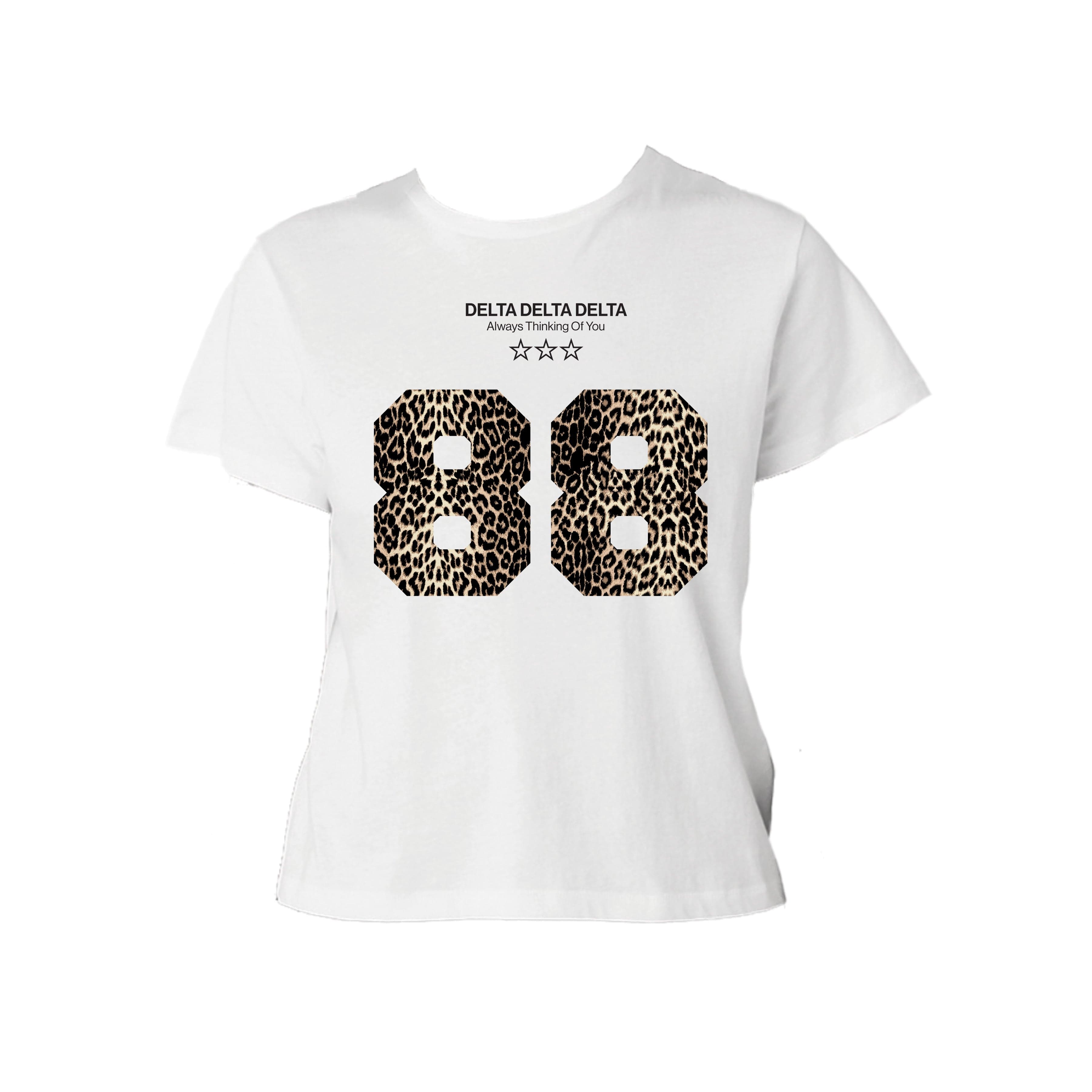 Leopard Sorority Baby Tee by Ali & Ariel | Sorority Apparel