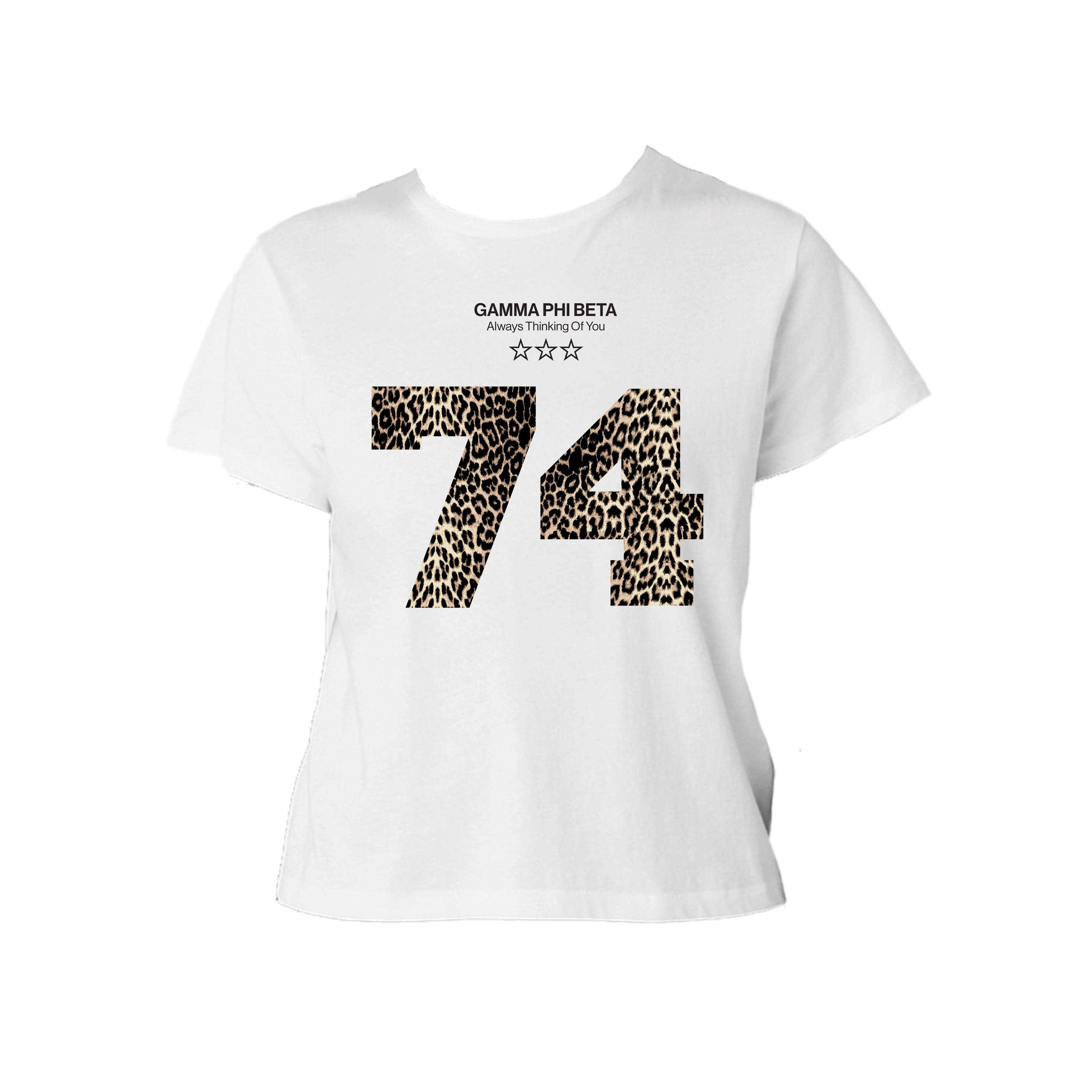 Leopard Sorority Baby Tee by Ali & Ariel | Sorority Apparel