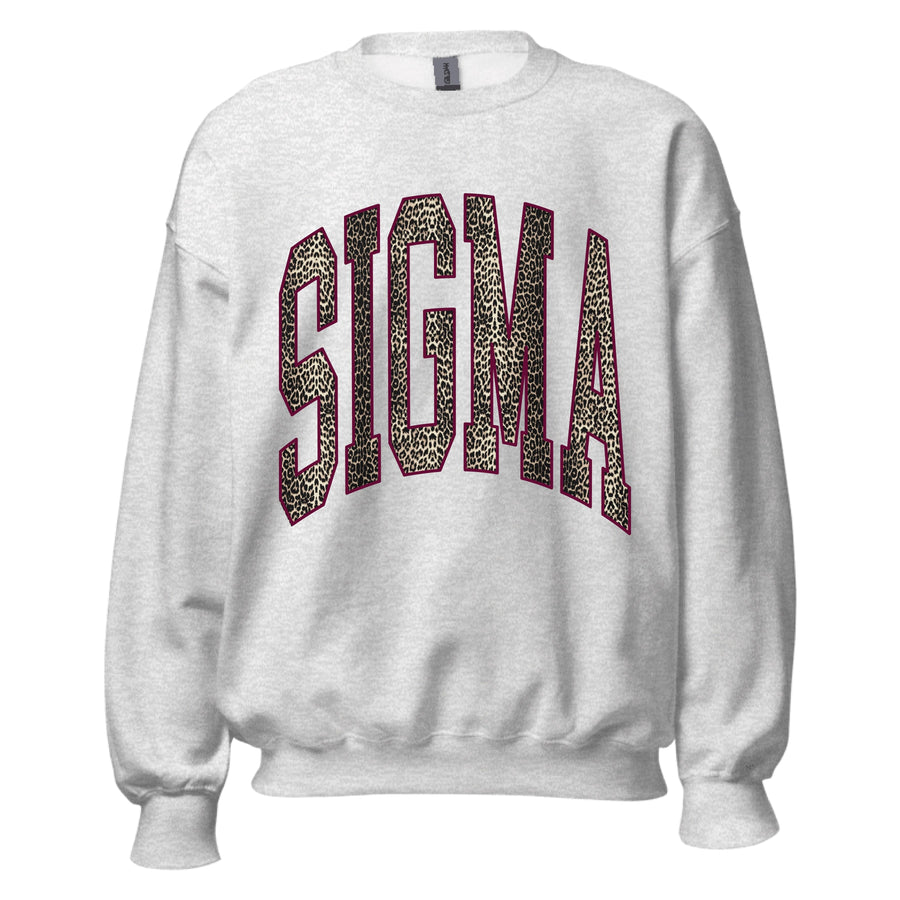 Ali & Ariel Leopard Crewneck Sigma Sigma Sigma / Medium