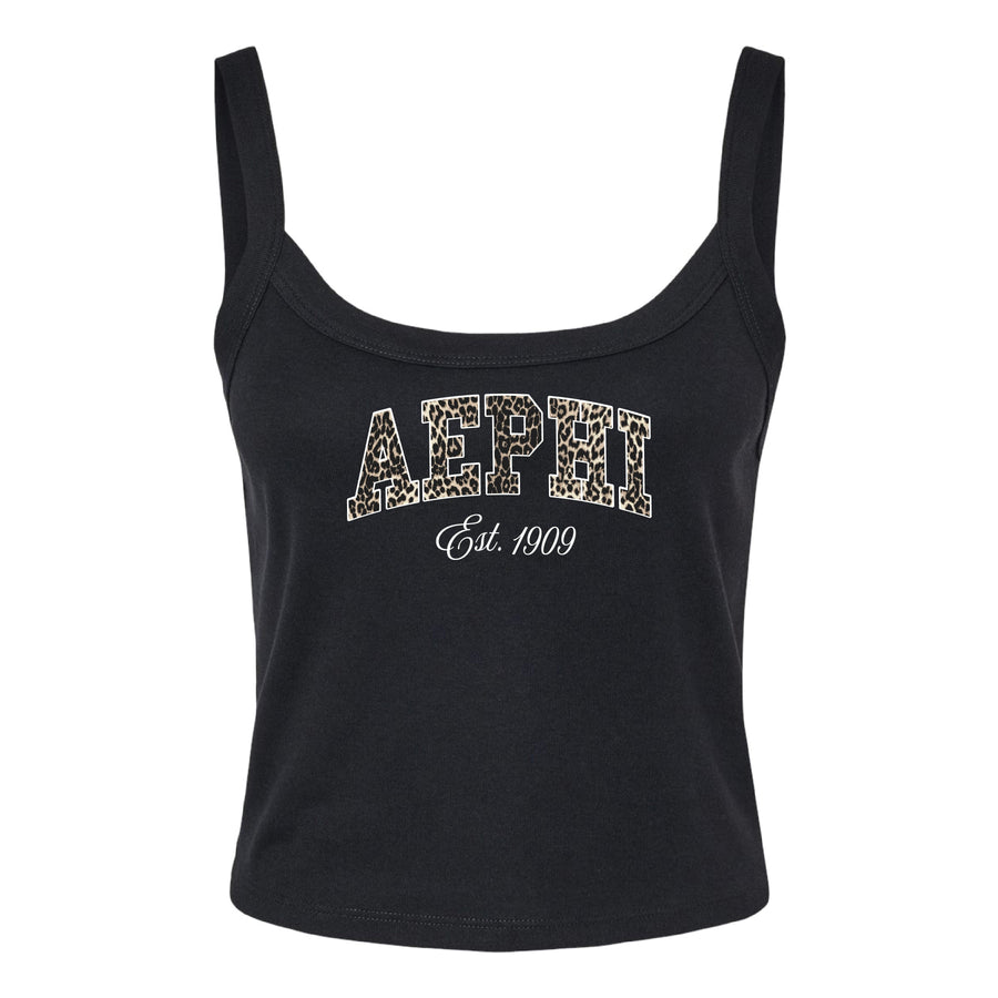 Ali & Ariel Leopard Tank Top Alpha Epsilon Phi / XS