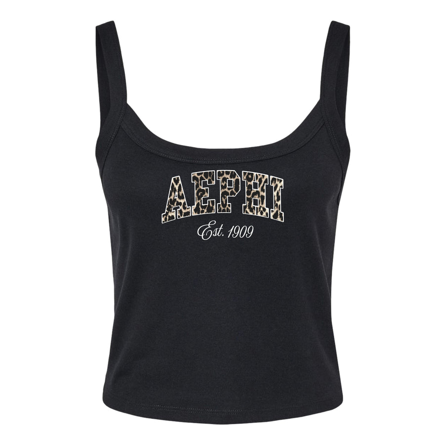 Ali & Ariel Leopard Tank Top Alpha Epsilon Phi / XS
