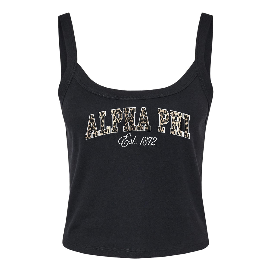 Ali & Ariel Leopard Tank Top Alpha Phi / XS