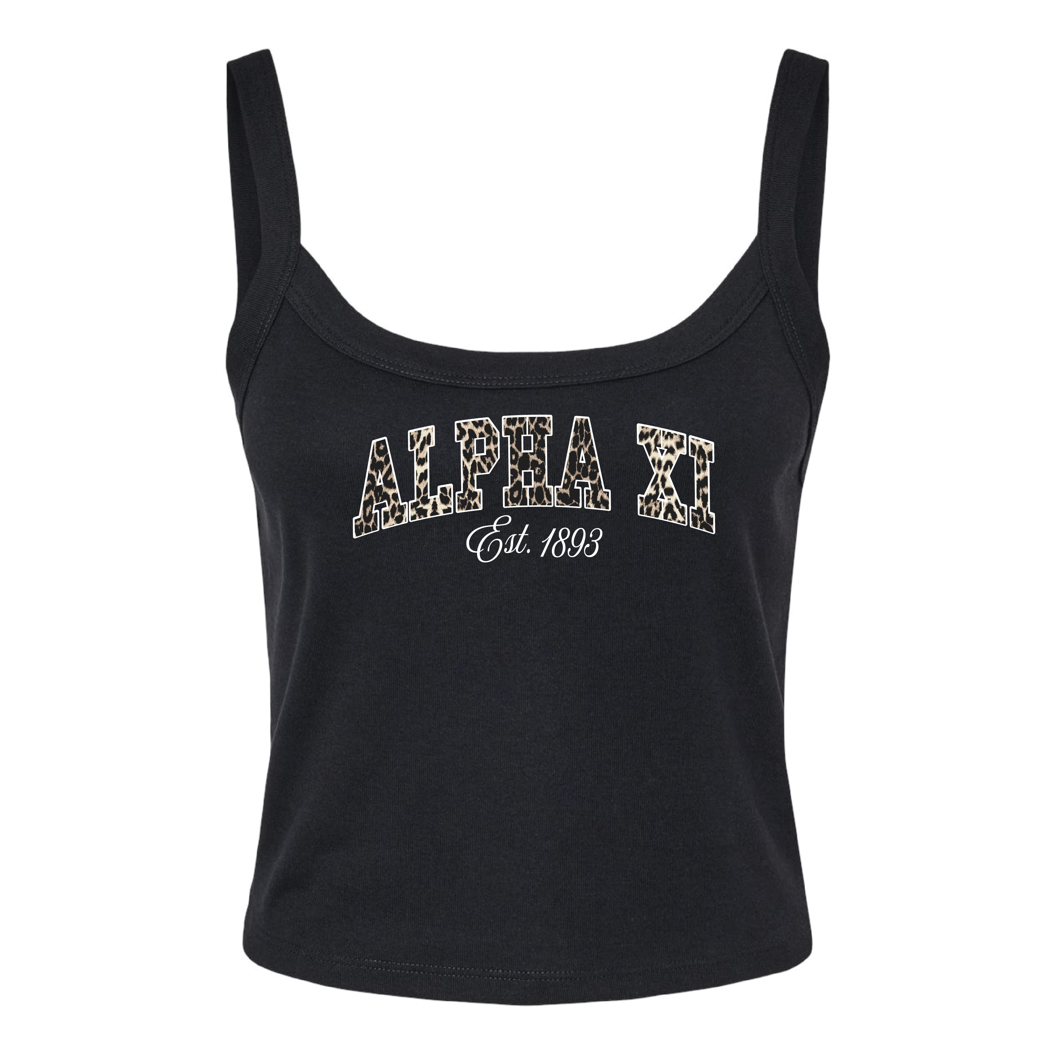 Ali & Ariel Leopard Tank Top Alpha Xi Delta / XS